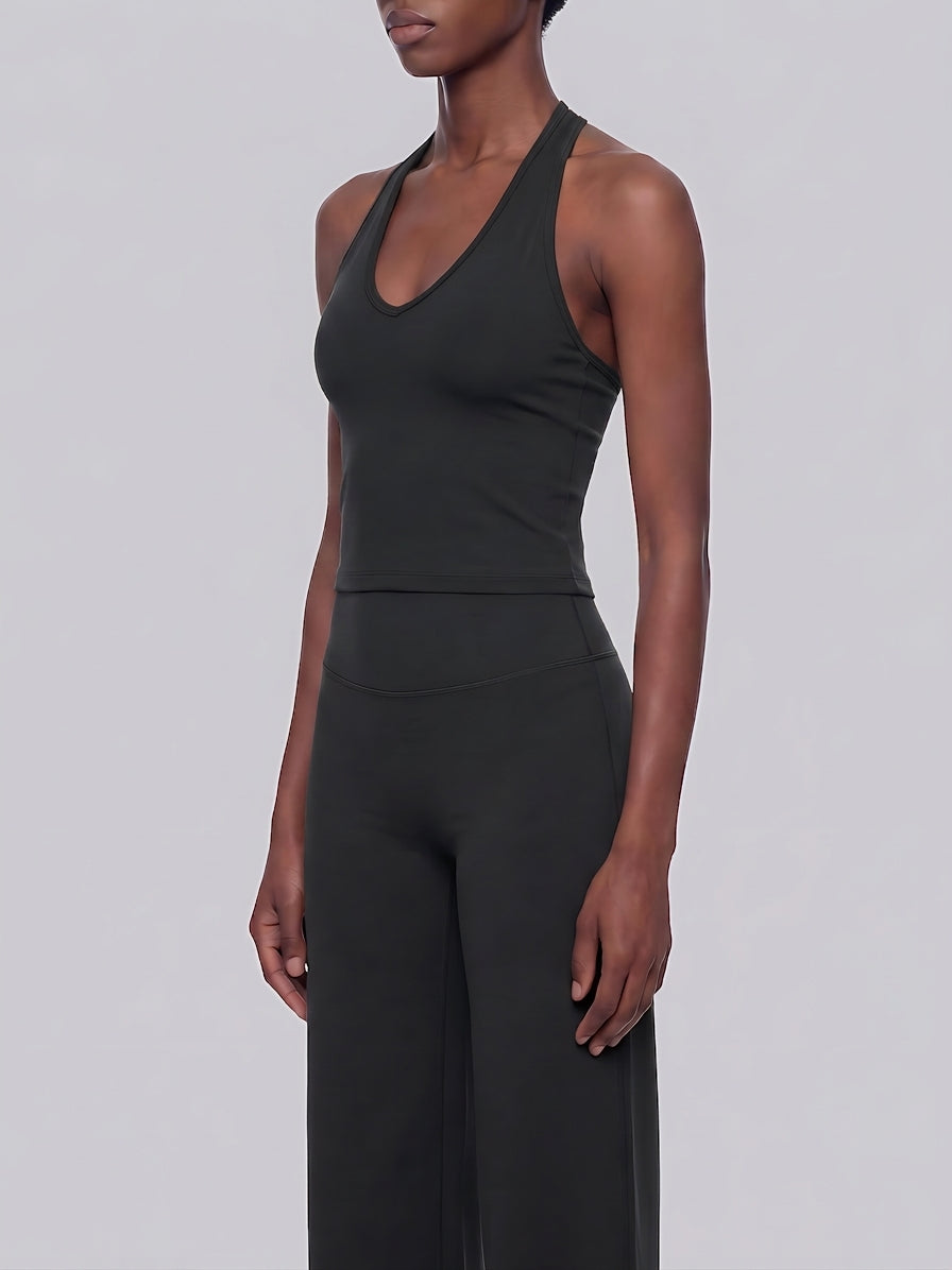 Women’s Halter V-Neck Yoga Tank Top