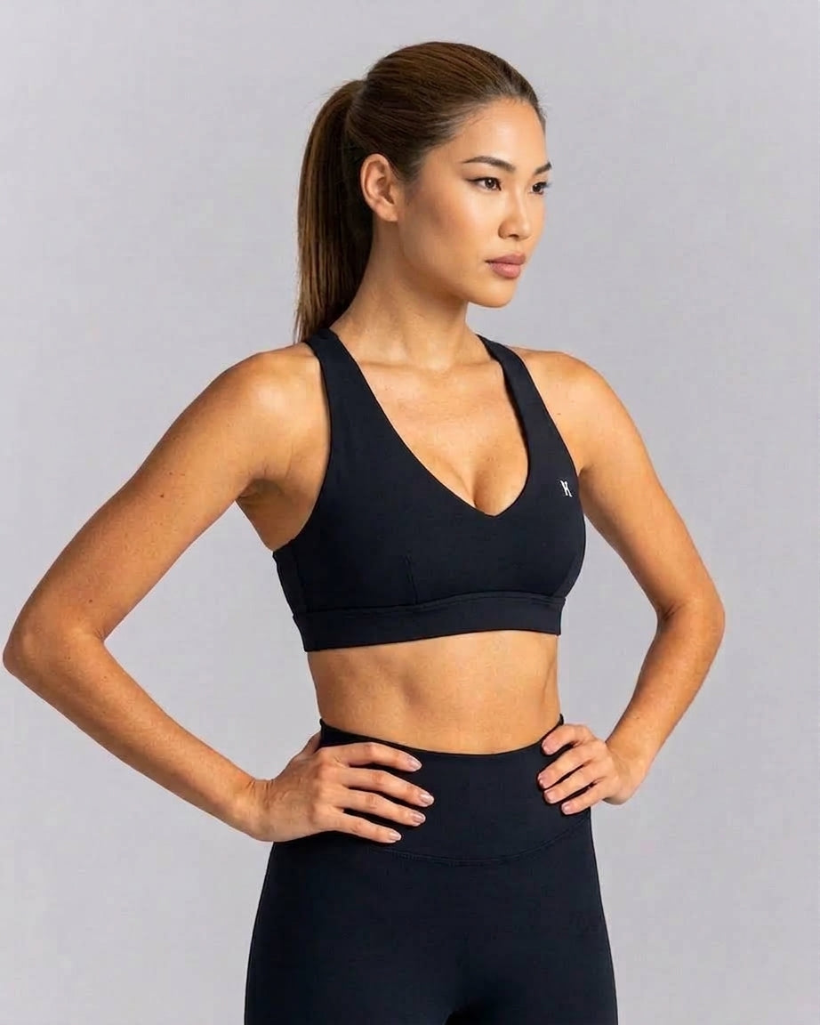 Women's Halter Cropped Sports Bra