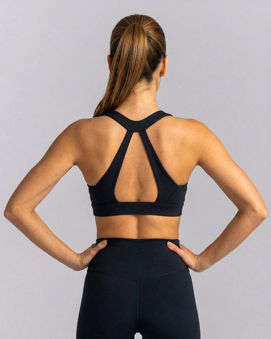 Women's Halter Cropped Sports Bra