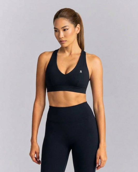 Women's Halter Cropped Sports Bra