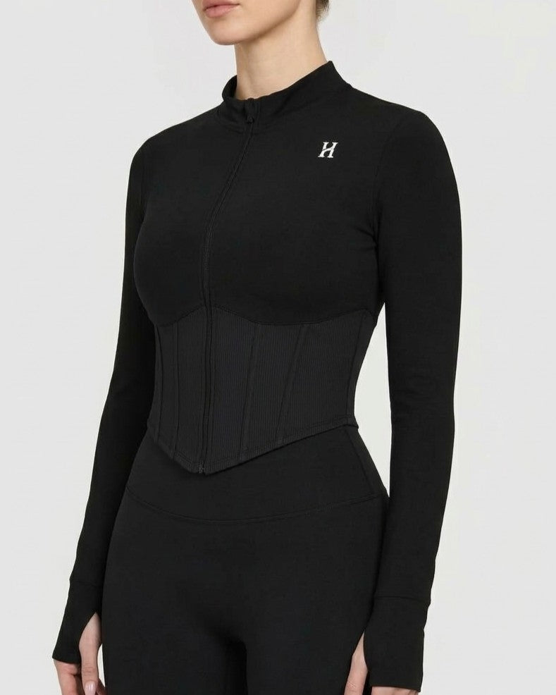 Women's Slim Fit Full-Zip Yoga Jacket