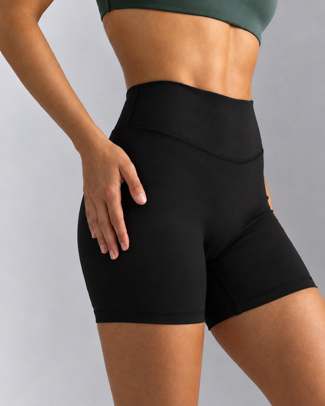 Women’s High Waisted Yoga Biker Shorts