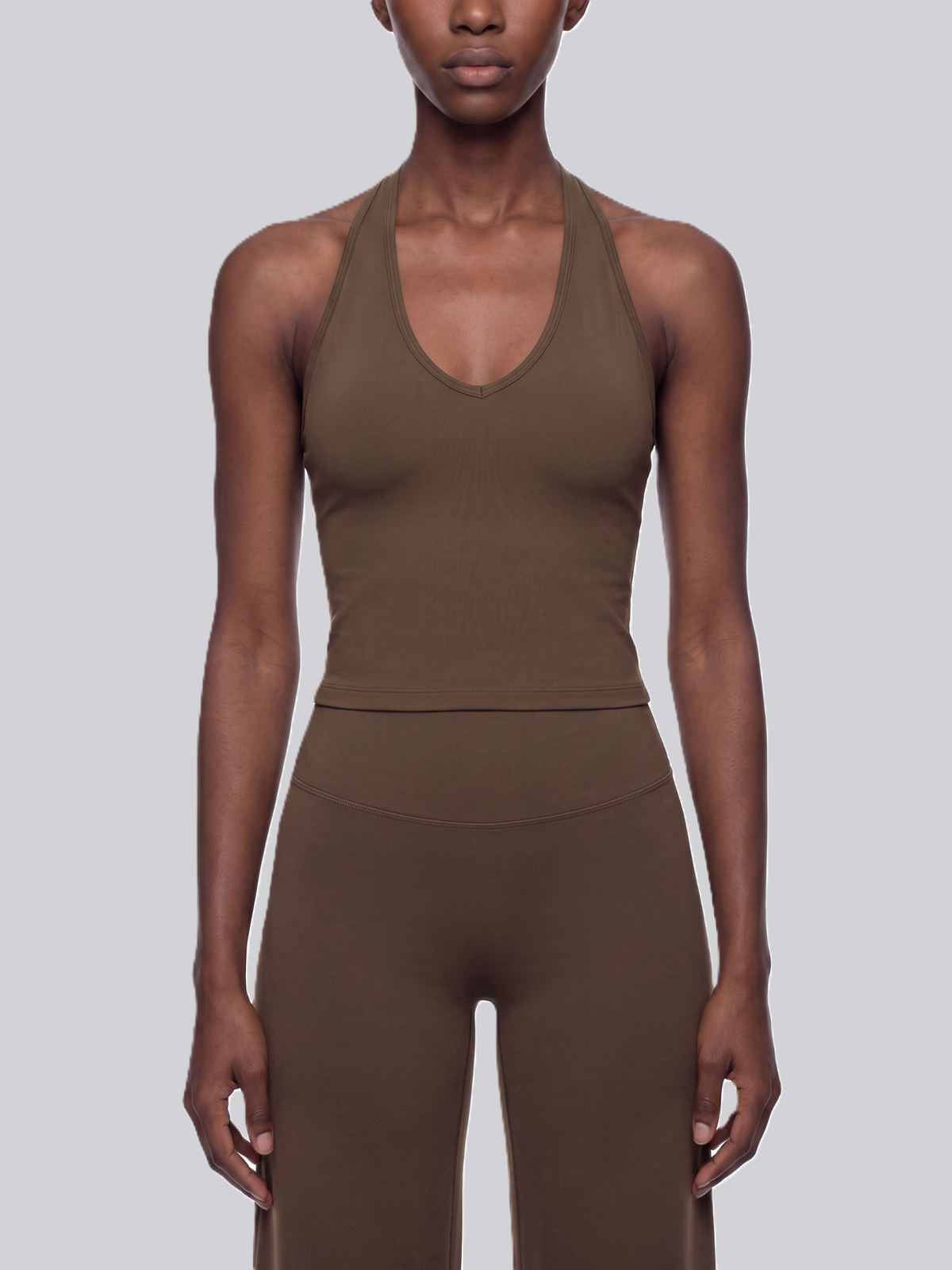 Women’s Halter V-Neck Yoga Tank Top