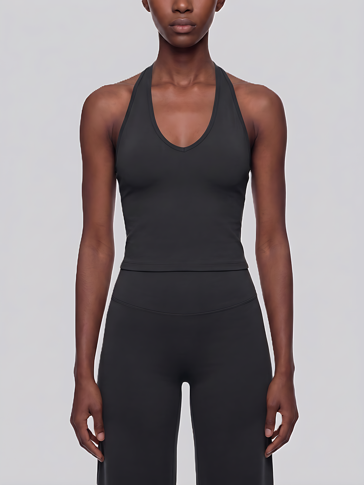 Women’s Halter V-Neck Yoga Tank Top