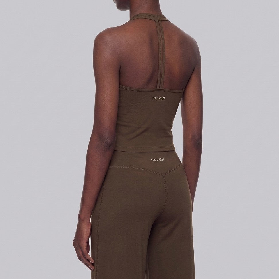 Women’s Halter V-Neck Yoga Tank Top